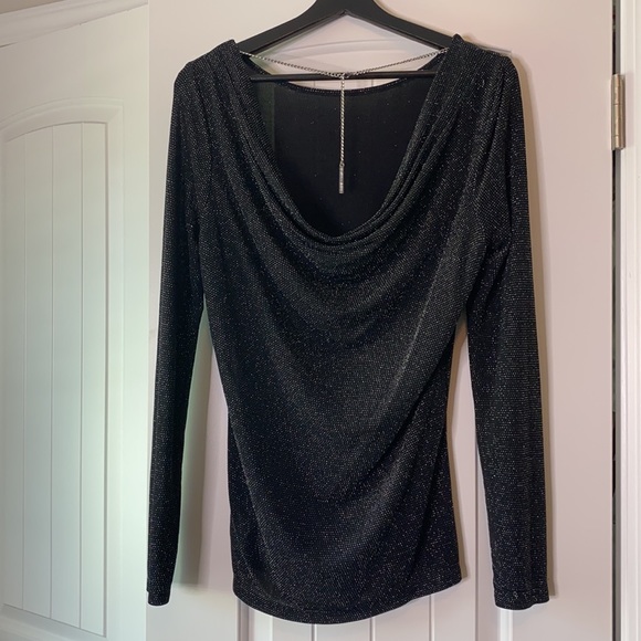 Michael Kors tunic stretchy top with jewel chain - Picture 2 of 4